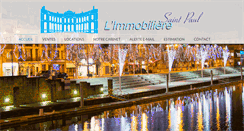 Desktop Screenshot of immo-stpaul.com