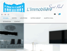 Tablet Screenshot of immo-stpaul.com
